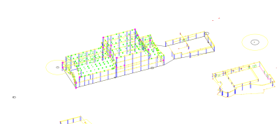Measurement of the actual condition of the facade of the building by a topographer