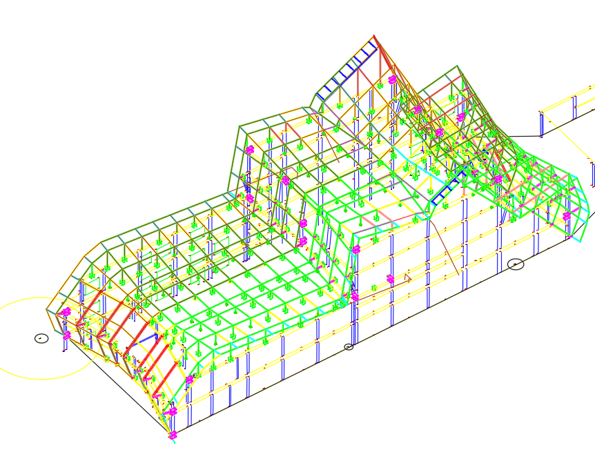 Designing and structural report of metal facilities