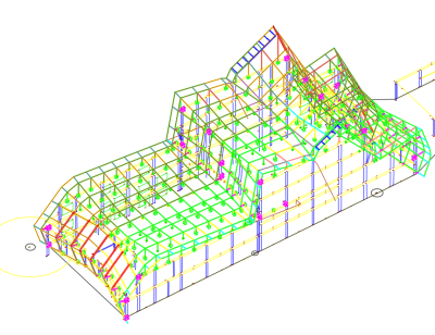 Designing and structural report of metal facilities